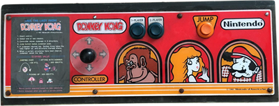 Donkey Kong - Arcade - Control Panel Image