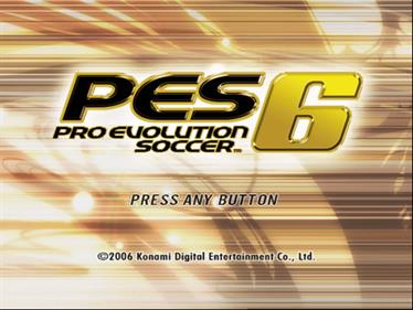 PES 6: Pro Evolution Soccer - Screenshot - Game Title Image
