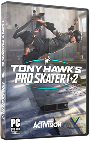 Tony Hawk's Pro Skater 1 + 2 - Box - 3D Image