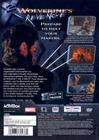 X2: Wolverine's Revenge - Box - Back Image