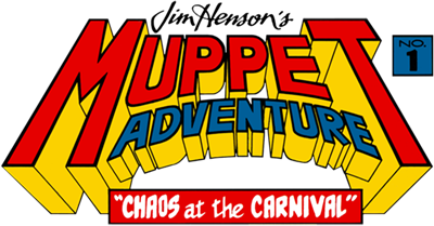 Jim Henson's Muppet Adventure No. 1: "Chaos at the Carnival" - Clear Logo Image