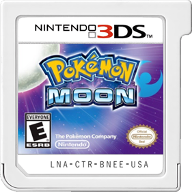 Pokémon Moon - Fanart - Cart - Front Image