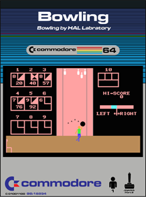 Bowling (Commodore Business Machines) - Fanart - Box - Front Image