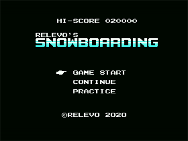 Relevo's Snowboarding - Screenshot - Game Title Image