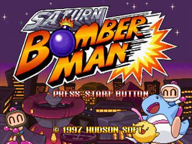 Saturn Bomberman - Screenshot - Game Title Image