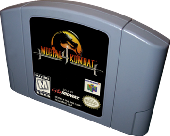 Mortal Kombat 4 - Cart - 3D Image