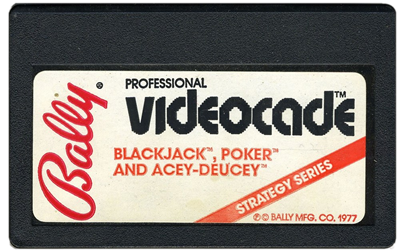 Blackjack / Poker / Acey-Deucey - Cart - Front Image