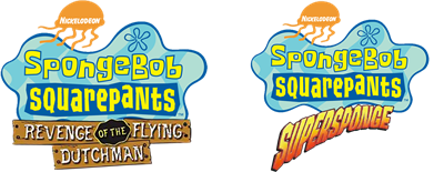 2 Games in 1: SpongeBob SquarePants: Supersponge & SpongeBob SquarePants: Revenge of the Flying Dutchman - Clear Logo Image