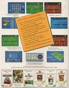 Super Tennis Champs - Box - Back Image
