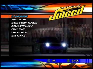Juiced - Screenshot - Game Select Image