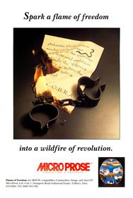Flames of Freedom - Advertisement Flyer - Front Image