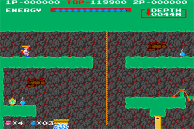 Spelunker II: 23 no Kagi - Screenshot - Gameplay Image