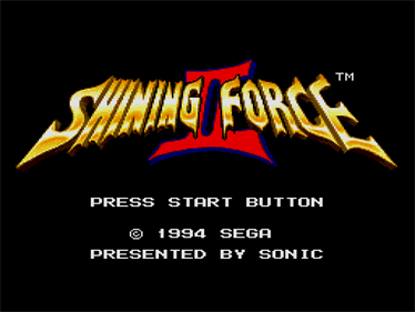 Shining Force II - Screenshot - Game Title Image