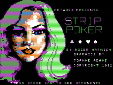 Strip Poker Data Disk #1: Female: Candi and Marlena - Screenshot - Game Title Image