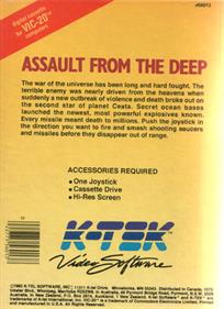 Assault from the Deep - Box - Back Image