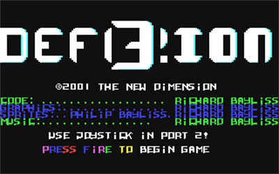Defuzion III - Screenshot - Game Title Image