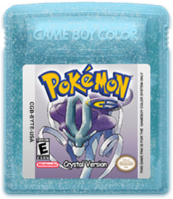 Pokémon Crystal Version - Cart - Front Image