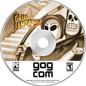 Grim Fandango: Remastered - Fanart - Disc Image