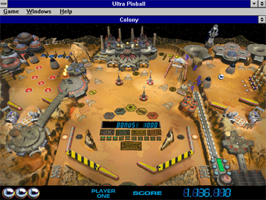 3-D Ultra Pinball: Space Colony - Screenshot - Gameplay Image