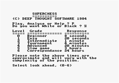 Superchess - Screenshot - Game Title Image