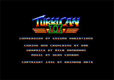 Turrican II: The Final Fight - Screenshot - Game Title Image