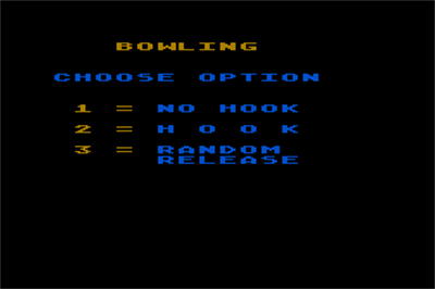 Bowling - Screenshot - Game Select Image
