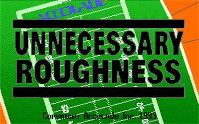 Unnecessary Roughness  - Screenshot - Game Title Image