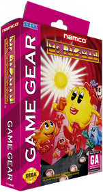 Ms. Pac-Man - Box - 3D Image