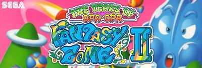 Fantasy Zone II: The Tears of Opa-Opa - Arcade - Marquee Image