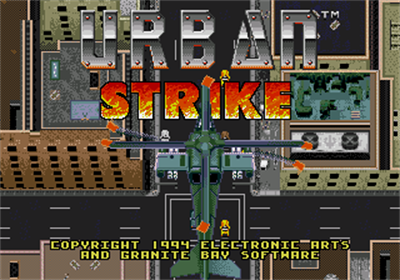 Urban Strike: The Sequel to Jungle Strike - Screenshot - Game Title Image