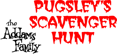 The Addams Family: Pugsley's Scavenger Hunt - Clear Logo Image