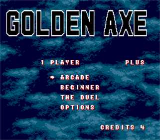 Golden Axe Plus - Screenshot - Game Title Image