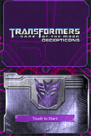 Transformers: Dark of the Moon: Decepticons - Screenshot - Game Title Image