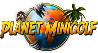 Planet Minigolf - Clear Logo Image