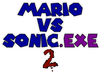 Mario vs. Sonic.exe 2 - Clear Logo Image