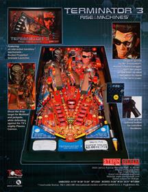 Terminator 3: Rise of the Machines - Advertisement Flyer - Back Image