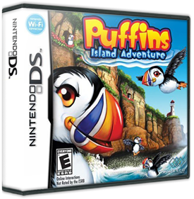 Puffins: Island Adventure - Box - 3D Image
