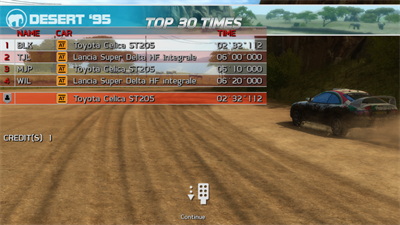 Sega Rally 3 - Screenshot - High Scores Image