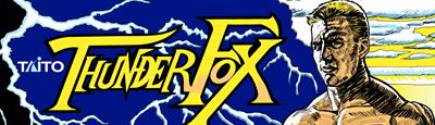 Thunder Fox - Arcade - Marquee Image