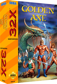 Golden Axe 32x Edition - Box - 3D Image