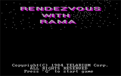 Rendezvous with Rama - Screenshot - Game Title Image