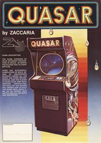 Quasar - Advertisement Flyer - Front Image