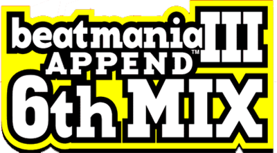beatmania III: Append 6th Mix - Clear Logo Image