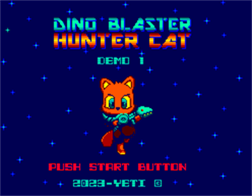 Dino Blaster Hunter Cat - Screenshot - Game Title Image