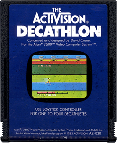The Activision Decathlon - Fanart - Cart - Front