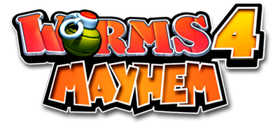 Worms 4: Mayhem - Clear Logo Image