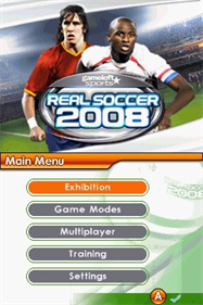 Real Soccer 2008 - Screenshot - Game Title Image