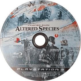 Vampire Rain: Altered Species - Disc Image