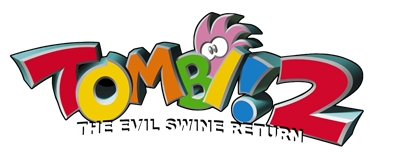 Tomba! 2: The Evil Swine Return - Clear Logo Image