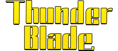 Thunder Blade - Clear Logo Image